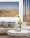 Design Canvas Art Print 'Panorama Desert Hills Jordan - Extra Large Landscape Canvas Art Print