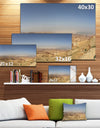 Design Canvas Art Print 'Panorama Desert Hills Jordan - Extra Large Landscape Canvas Art Print