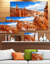 Design Canvas Art Print 'Sandstone Hoodoos in Bryce Canyon - Extra Large Landscape Canvas Art Print