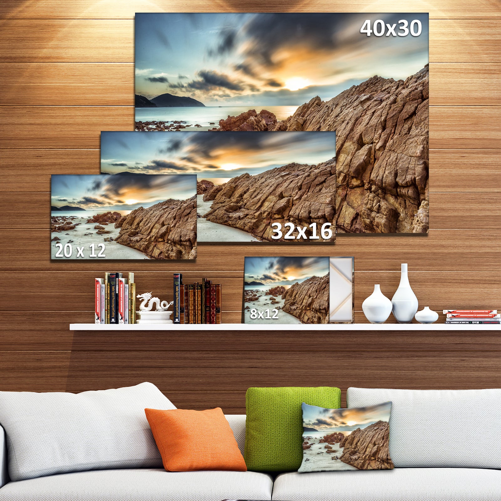 Design Canvas Art Print 'Quang Ninh Province Vietnam - Extra Large Landscape Canvas Art Print