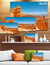 Design Canvas Art Print 'Beautiful Bryce Canyon - Extra Large Landscape Canvas Art Print