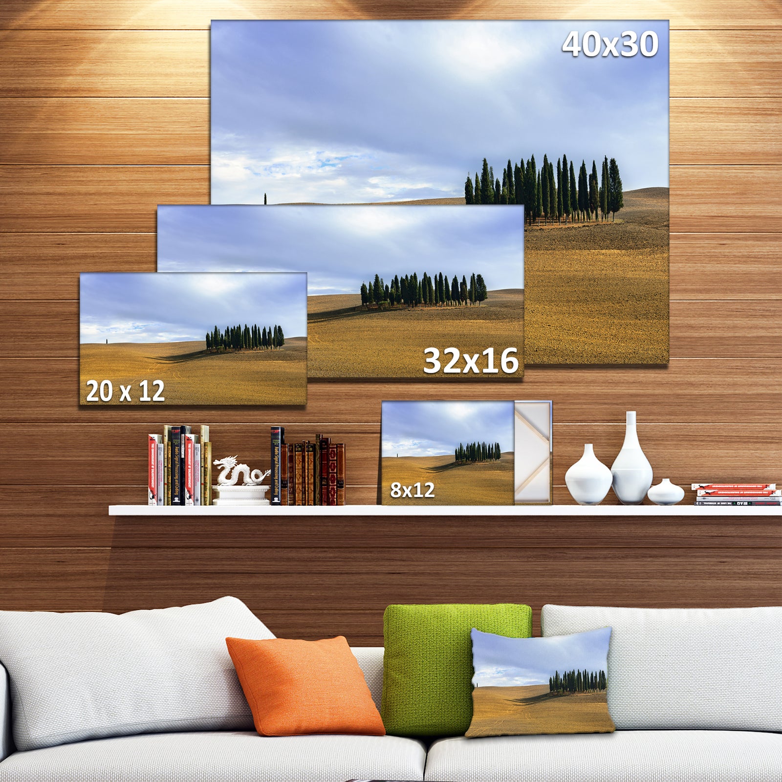 Design Canvas Art Print 'Vacant Tuscan - Canvas Art Print