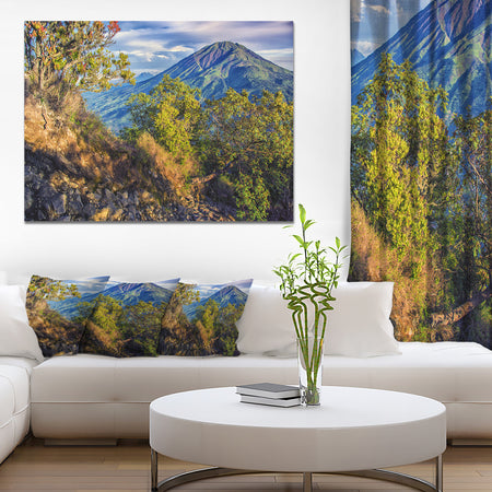 Merbabu Volcano in Java - Extra Large Landscape Canvas Art Print