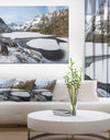 Winter in Lofoten Islands - Extra Large Landscape Canvas Art Print