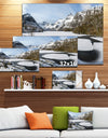 Winter in Lofoten Islands - Extra Large Landscape Canvas Art Print