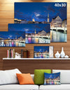 Scenic Panorama of Old Town - Extra Large Landscape Canvas Art Print