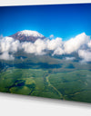 Aerial View of Mount Kilimanjaro - Extra Large Landscape Canvas Art Print