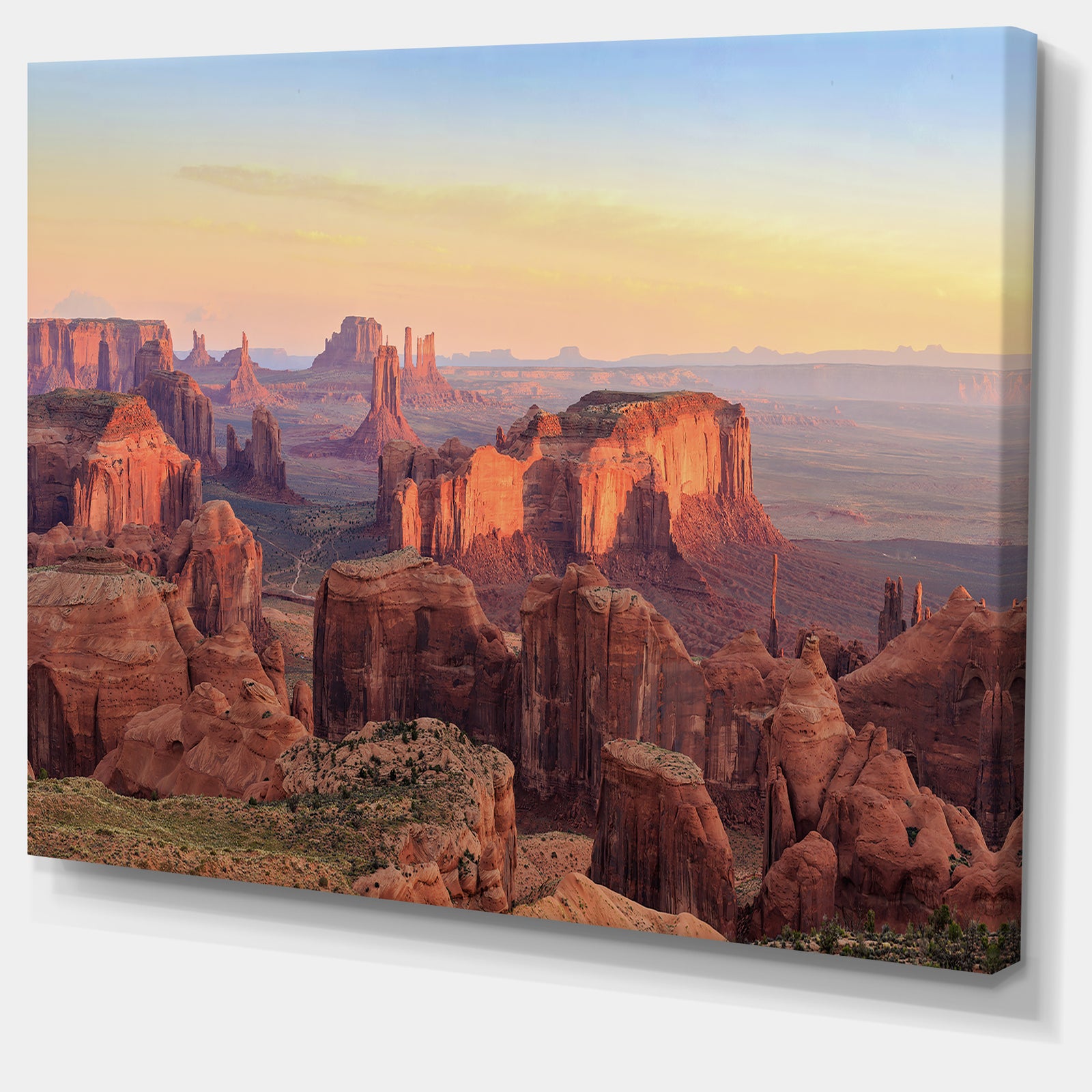 Hunts Mesa Panorama - Extra Large Landscape Canvas Art Print