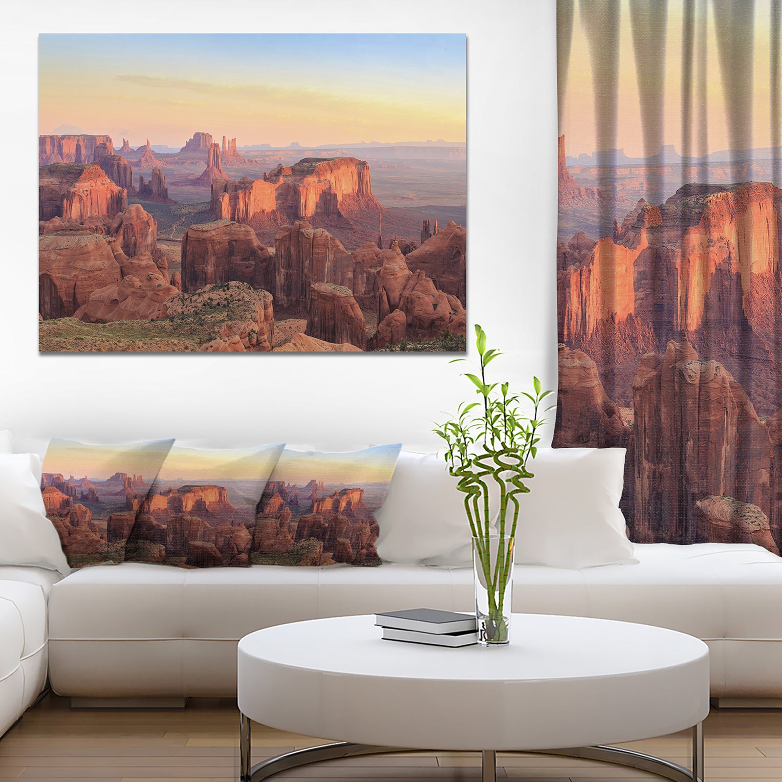 Hunts Mesa Panorama - Extra Large Landscape Canvas Art Print