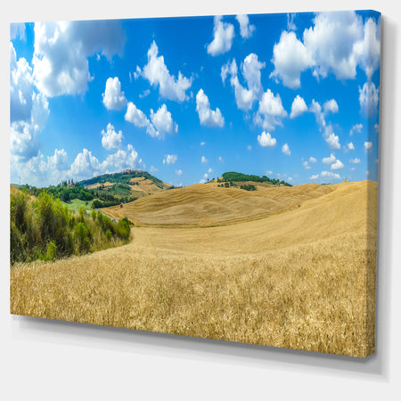 Town of Pienza Val d'Orcia Italy - Extra Large Landscape Canvas Art Print