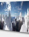 Beautiful Summit Panorama - Extra Large Landscape Canvas Art Print