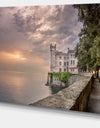 Miramare Castle at Sunset - Extra Large Landscape Canvas Art Print