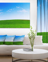 Green Meadow Panorama - Large Landscape Canvas Art Print