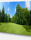 Green City Park Panorama - Extra Large Landscape Canvas Art Print