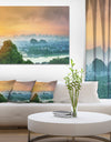 Li River and Karst Mountains - Extra Large Landscape Canvas Art Print