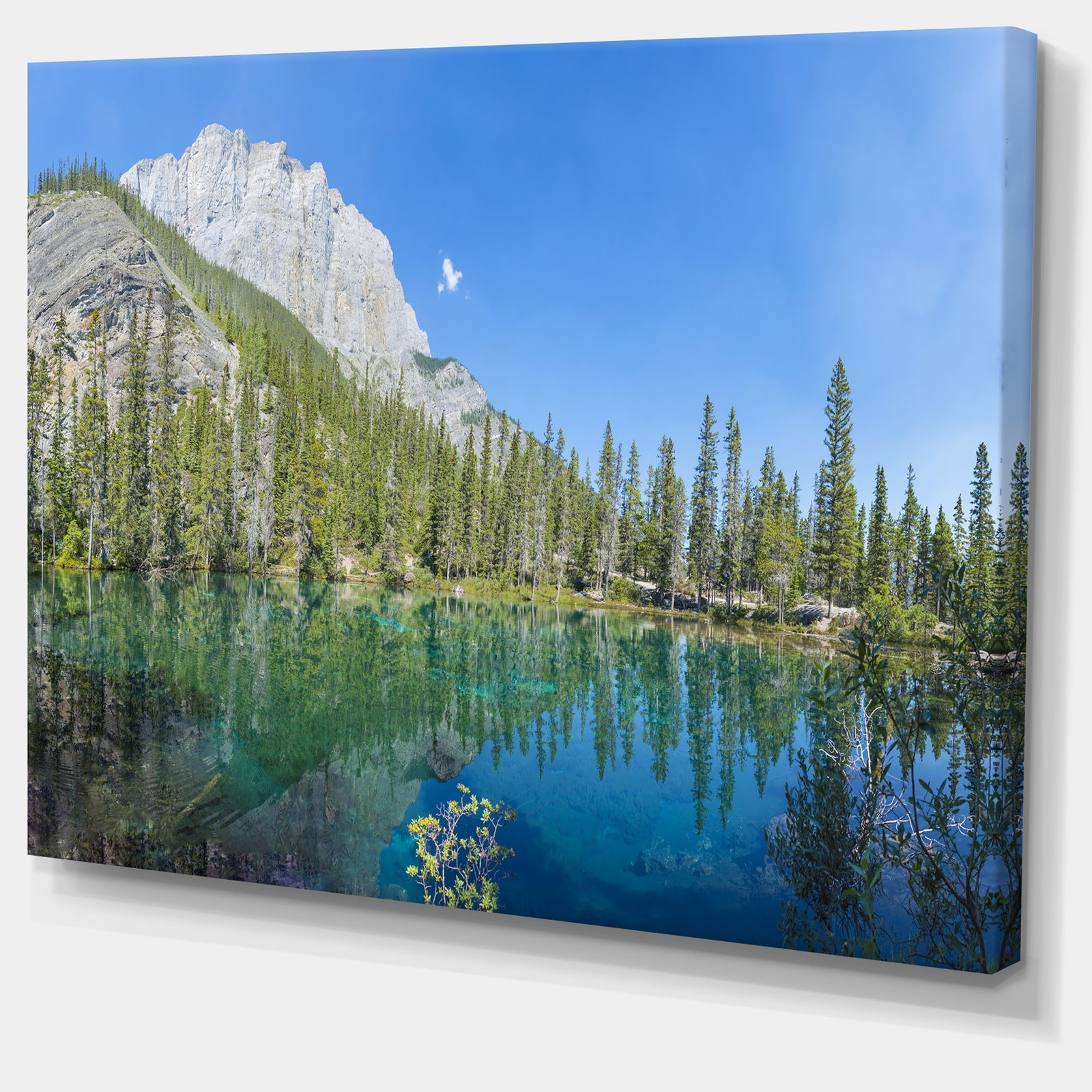 Grassi Lake Canmore Alberta Canada - Large Landscape Canvas Art Print