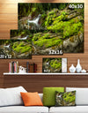 Creek Moss and Rocks Panorama - Extra Large Landscape Canvas Art Print