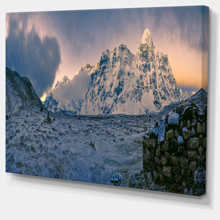Kangchenjunga Panorama - Large Landscape Canvas Art Print