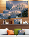 Kangchenjunga Panorama - Large Landscape Canvas Art Print