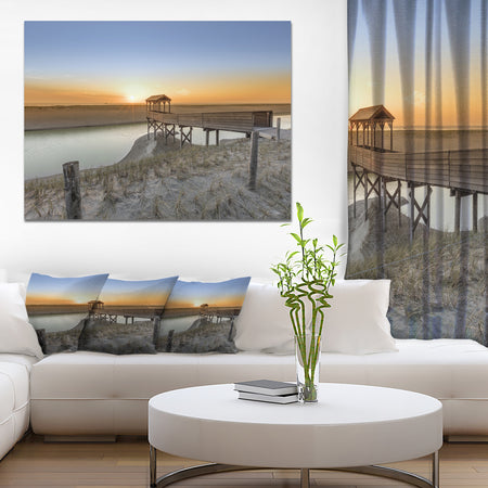 Watchtower at North Sea Dunes - Extra Large Landscape Canvas Art Print