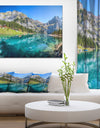 Lake Oeschinen Switzerland - Extra Large Landscape Canvas Art Print