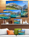 Lake Oeschinen Switzerland - Extra Large Landscape Canvas Art Print