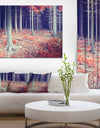 Beautiful Fall Forest Panorama - Extra Large Landscape Canvas Art Print