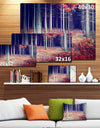 Beautiful Fall Forest Panorama - Extra Large Landscape Canvas Art Print