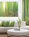 Thick Green Forest Panorama - Large Landscape Canvas Art Print