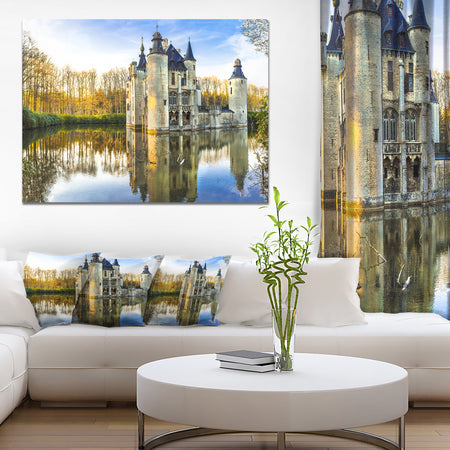 Fairytale Medieval Castles - Extra Large Landscape Canvas Art Print