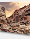 Scenic Red Rock Canyon in Nevada - Extra Large Landscape Canvas Art Print