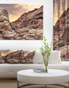 Scenic Red Rock Canyon in Nevada - Extra Large Landscape Canvas Art Print