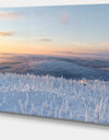 Winter Landscape in Lapland - Extra Large Landscape Canvas Art Print