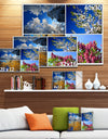 Four Seasons of Nature Collage - Large Landscape Canvas Art Print