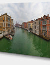 Green Waters in Venice Grand Canal - Extra Large Landscape Canvas Art Print