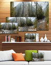 Mountain River Panorama - Extra Large Landscape Canvas Art Print