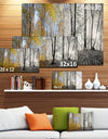 Yellow Morning in Forest Panorama - Landscape Large Canvas Art Print