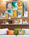 Four Seasons World Collage - Landscape Large Canvas Art Print