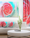 Mysterious Abstract Rose - Modern Floral Large Canvas Art