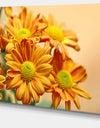 Yellow Flowers in the Garden - Floral Canvas Wall Art