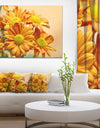 Yellow Flowers in the Garden - Floral Canvas Wall Art