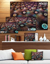 Brown Flowers on Alien Planet - Floral Canvas Wall Art