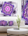 Strange Flower with Wavy Curves - Floral Wall Art on Canvas