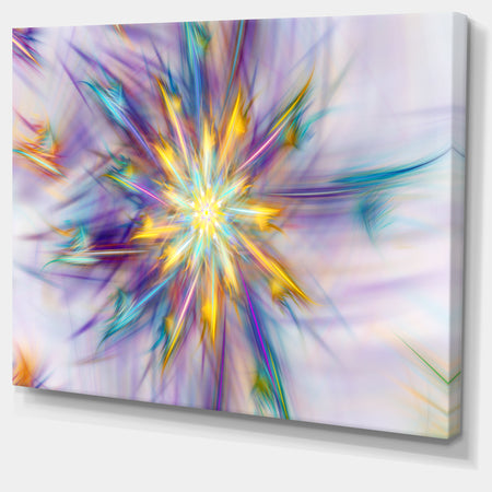 Large Exotic Colorful Flower - Extra Large Floral Wall Art on Canvas