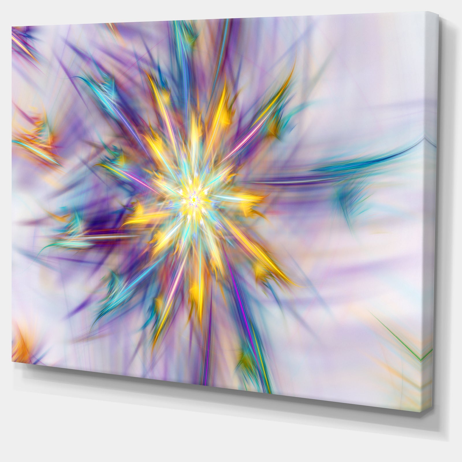 Large Exotic Colorful Flower - Extra Large Floral Wall Art on Canvas