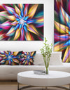 Exotic Multi-Color Flower Petals - Extra Large Floral Wall Art on Canvas