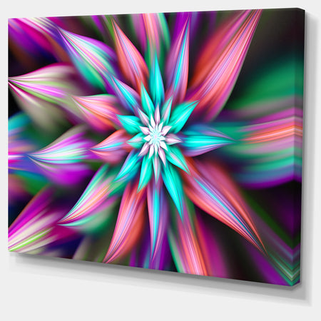Dance of Multi-Color Exotic Flower - Modern Floral Art