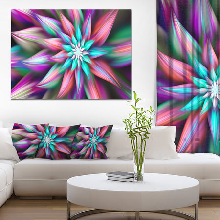Dance of Multi-Color Exotic Flower - Modern Floral Art