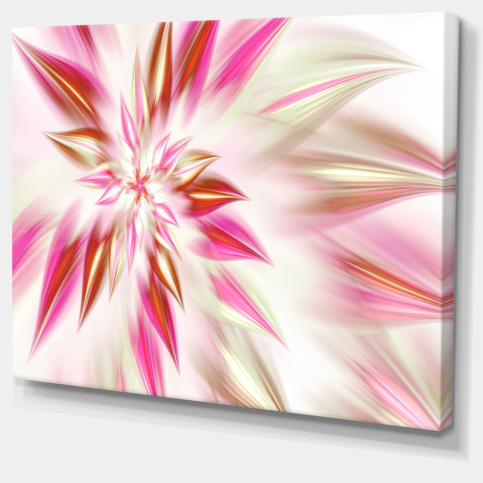 Dance of Red Exotic Flower - Modern Floral Art