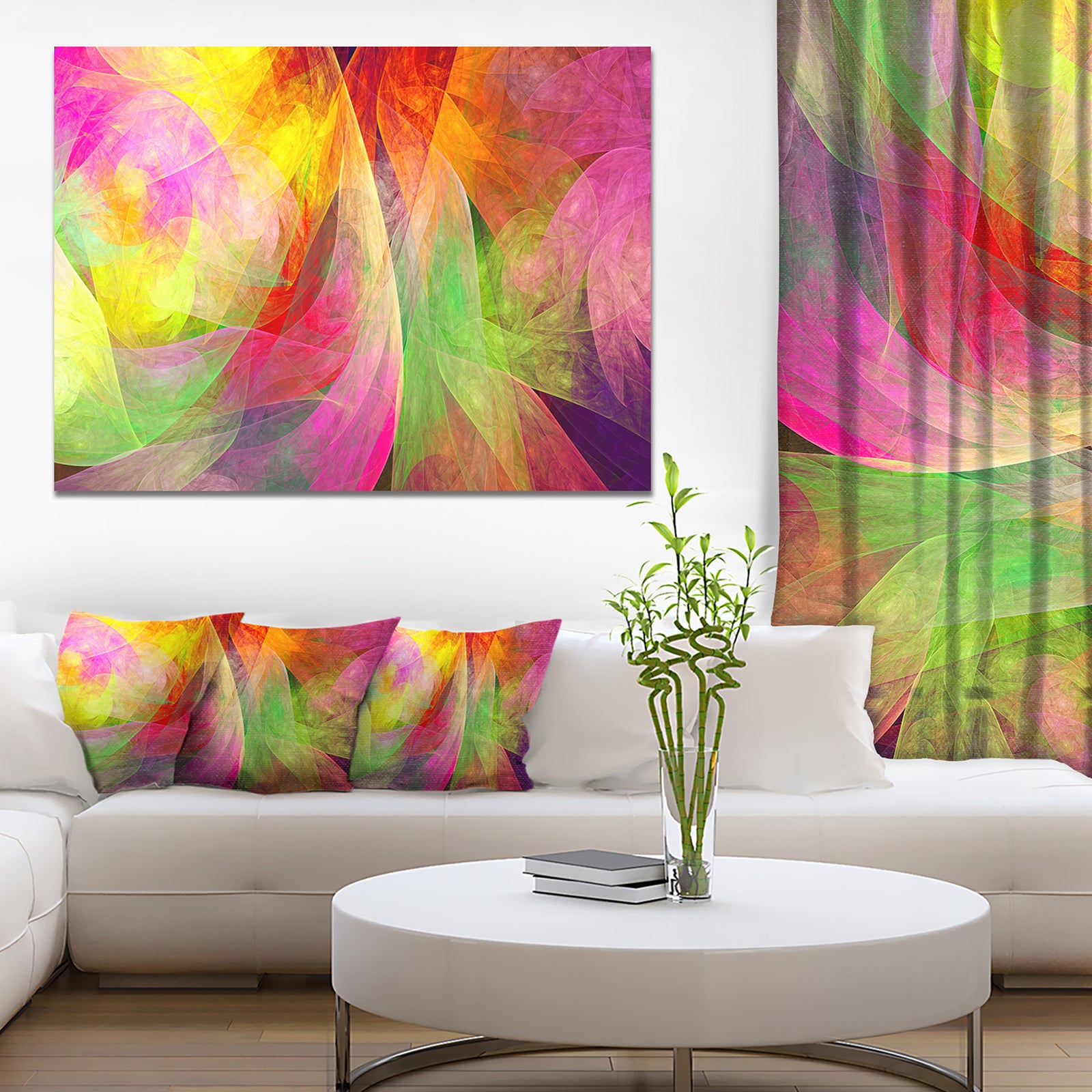 Spectacular Multi-Color Pattern - Modern Floral Art
